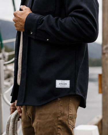 Modern Melton Wool Shirt (M)