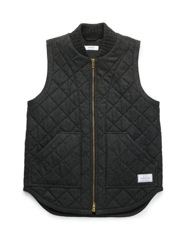 The Quilted Wool Vest (W)